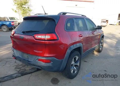 2014 Jeep Cherokee Trailhawk z USA, uszkodzony, nr VIN 1C4PJMBB0EW161034